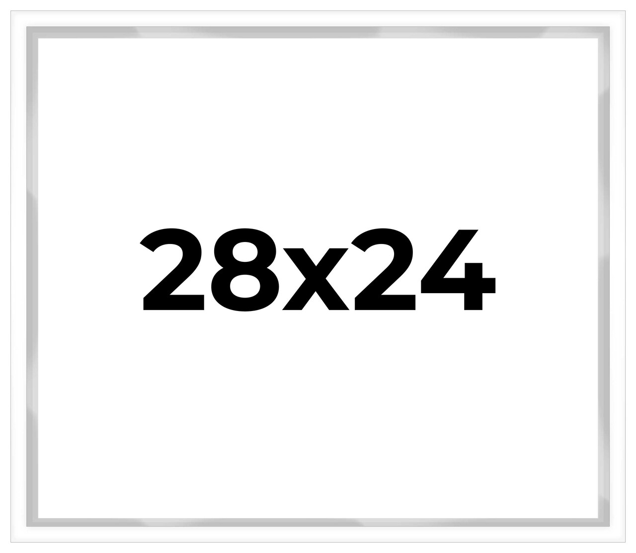 Shadow Box 3/4" Depth White Picture Frame - UV Acrylic, Backing Board, Hanging Hardware